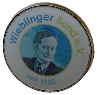 Pin-Anstecker mit Logo des Wieblinger Bundes
